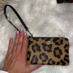 Small coach wristlet